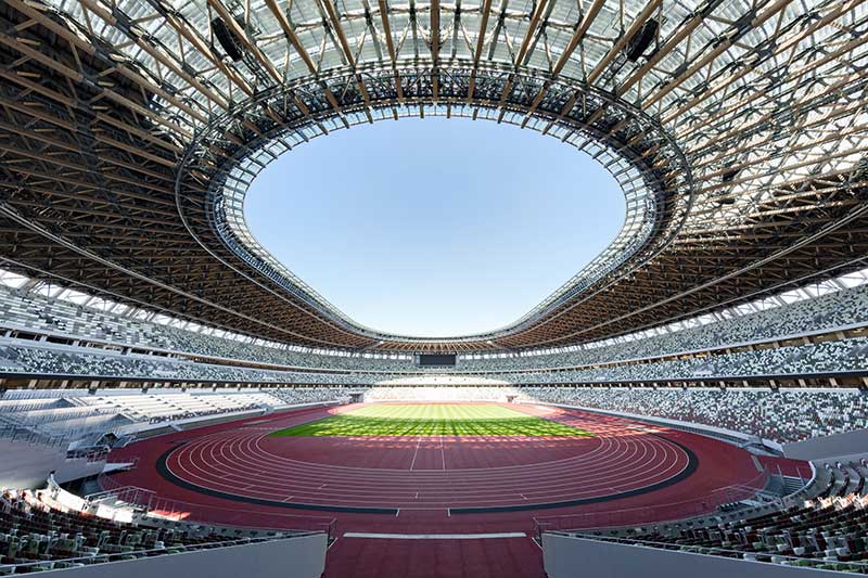 新国立競技場 フィールド内観